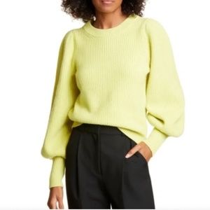 A.L.C. Eliana Balloon Sleeve Wool Blend Sweater
